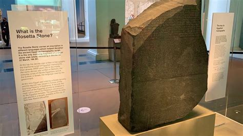 The Rosetta Stone: One Of The Most Famous Artifacts In The British Museum - The V&A Museum Of London