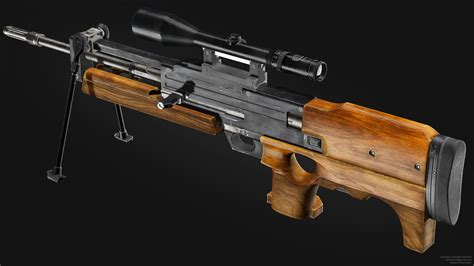 ArtStation - Walther WA 2000 Sniper Rifle | Game Assets