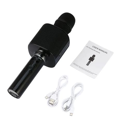 D01 Wireless Bluetooth Karaoke Microphone Speaker Portable Handheld Karaoke Mic Speaker Machine ...