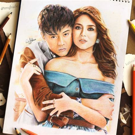 Kathniel Fan Art | Cute Couples, Barretto