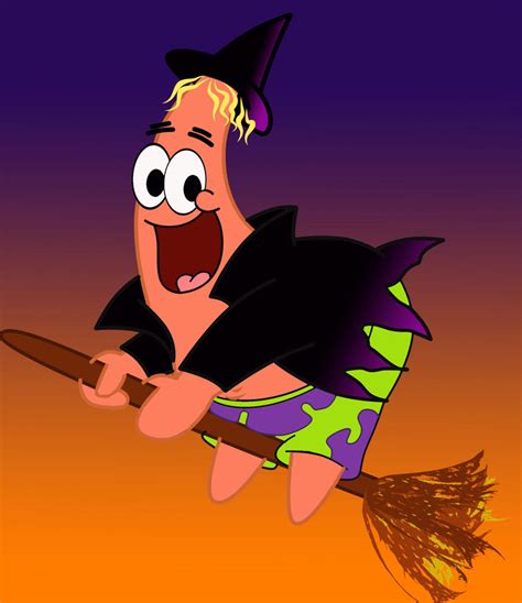 Patrick Star as witch by cho-changTM on DeviantArt