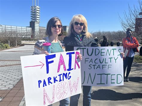 Unions and protesters unite at SBU against parking changes | TBR News Media