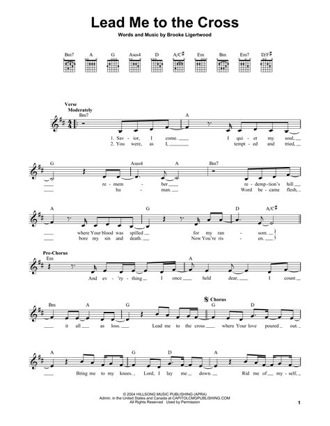 Lead Me To The Cross | Sheet Music Direct