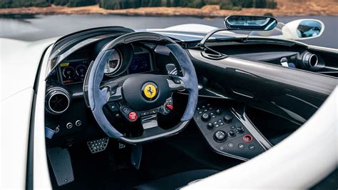 Ferrari Monza Interior Layout & Technology | Top Gear