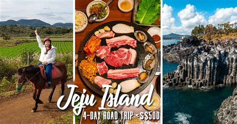 4-Day Jeju Itinerary Under S$500 — Road Trip Adventure Around South Korea’s Island Paradise ...