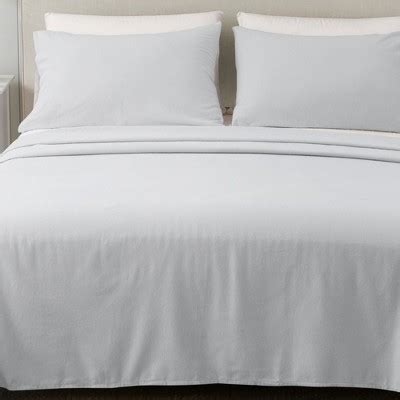 Great Bay Home Cotton Solid Flannel Sheet Set : Target