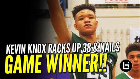 Kevin Knox Hits Game Winner on Day 1 of #TheJohnWall!! 38 Point Game ...