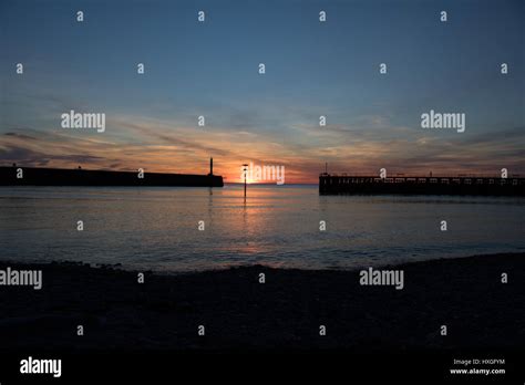 Aberystwyth Harbour Stock Photo - Alamy