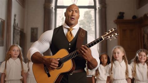 The Sound of Music Remake ft. Dwayne “The Rock” Johnson – Digital and AI Art