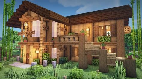 Minecraft: Survival Friendly Log Cabin 2 (Quick Tutorial) | Minecraft houses, Minecraft ...