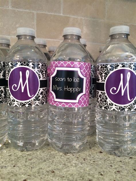 Bridal shower water bottle labels | Bottle, Water bottle labels, Bottle labels