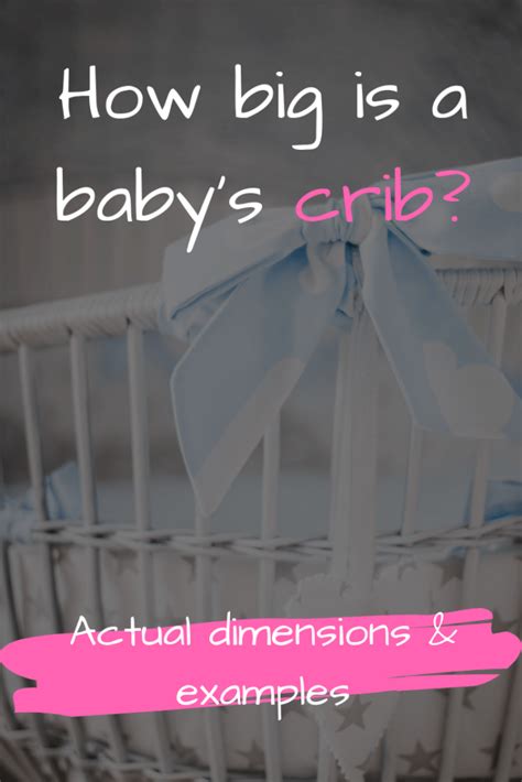 Baby crib dimensions plus 13 examples – Artofit