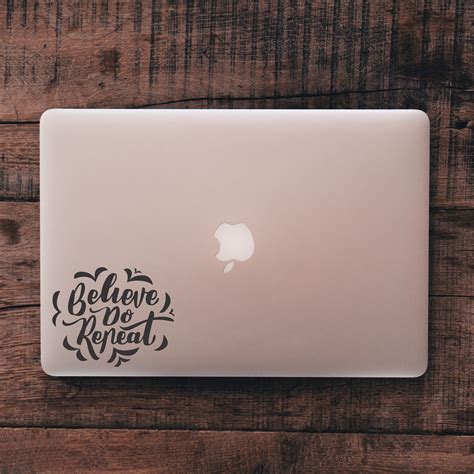 Laptop sticker quote Decals laptop Computer stickers Macbook | Etsy