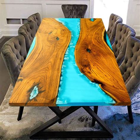 Customizable Large Epoxy Table Top, Dining Table, Coffee Table, Bar ...