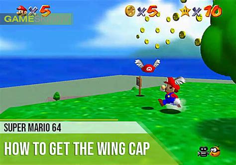 Super Mario 64 How To Get The Wing Cap | Rileyentertainment