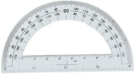 Free Printable Protractor 180° 360° Pdf with Ruler