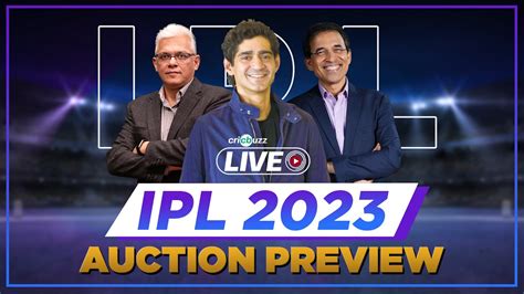 Cricbuzz Live, IPL 2023 Auction: Preview - What do #IPL teams need ...