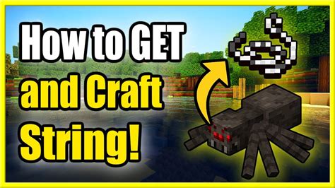 How to Get and MAKE String In Minecraft Survival (Recipe Tutorial ...