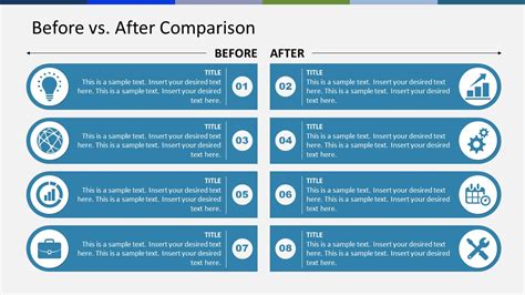 Before and After Comparison PowerPoint Template - SlideModel