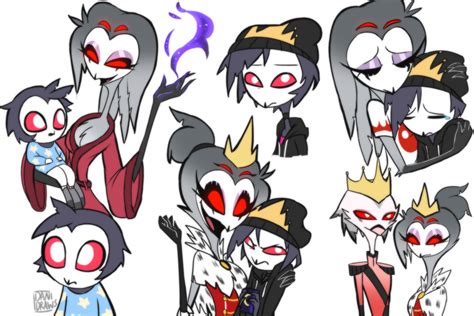 Genderbend Stolas and Octavia (art by DaniDrawsAndstuff on twitter) : r/HelluvaBoss