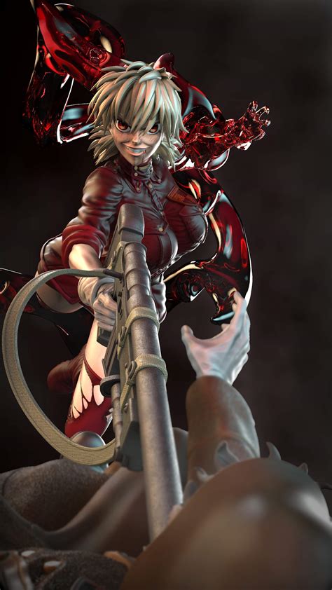 Seras Victoria Fan Art from Hellsing Ultimate - ZBrushCentral