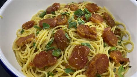 Spaghetti Bottarga: Delicious, Easy & Quick Recipe: "Batrakh", Lemon, Olive Oil, and Wild Thyme ...