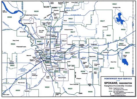 zip code map spokane wa | Zip code map, Spokane map, Spokane