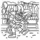 Premium Vector  Mardi Gras jester Boy coloring page For Kids sketch template