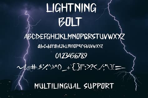 Lightning Bolt – Free Display Fonts, Fonts | pixelify.net