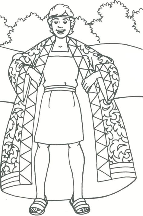 Joseph Coat Of Many Colors Coloring Page at GetColorings.com | Free printable colorings pages to ...