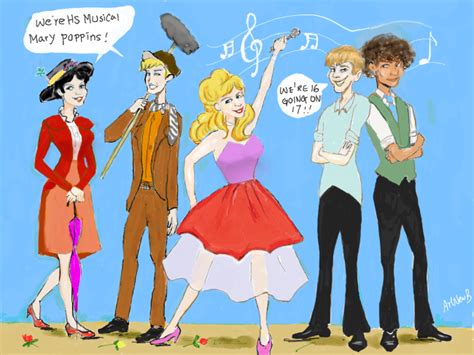 High School Musical 2006, Realistic Digital painting or illustration by ...