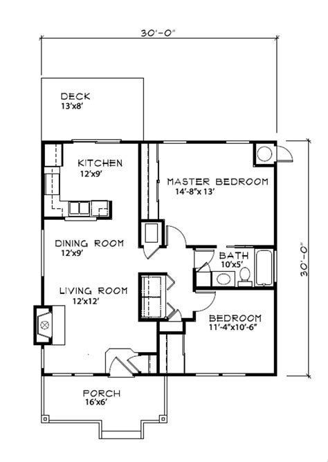 House Plan Ideas: 800 Sq Ft House Plans 3 Bedroom