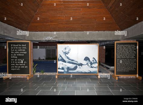 Gandhi Museum. Sabarmati Ashram. Ahmedabad. India Stock Photo - Alamy