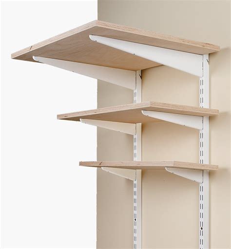 Birch Plywood Adjustable Peg Bracket Wall Shelf Shelving ...