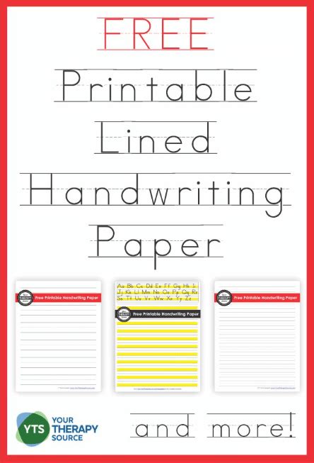 Handwriting Lined Paper | Free Homeschool Deals