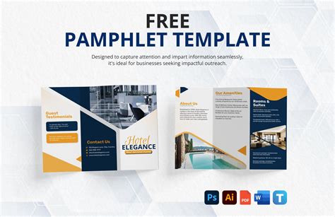 Free Pamphlet Template - Download in Word, PDF, Illustrator, PSD ...