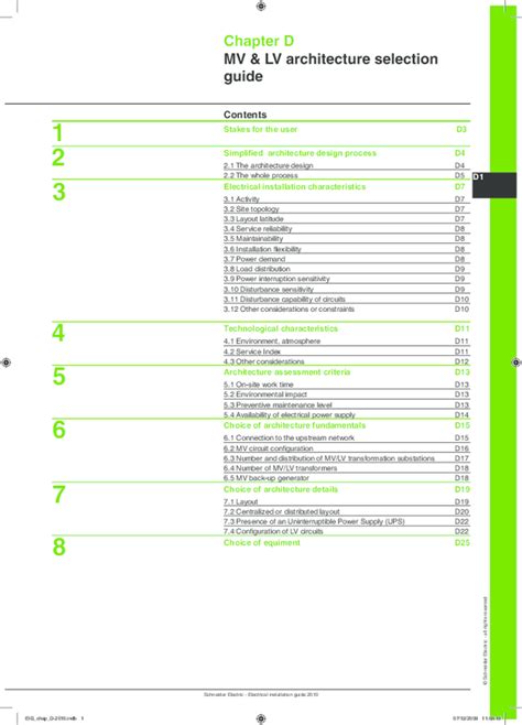 (PDF) Schneider Electric -Electrical installation guide 2010 | Trung ...