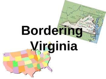 Virginia's Border States ppt by Ramona Briley | Teachers Pay Teachers