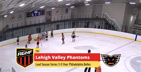 Lehigh Valley Phantoms Lead Season Series 3-0 - Atlantic Girls Hockey Federation