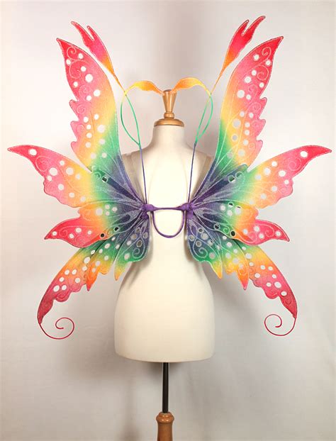 Colleen Fairy Wings in Rainbow Colors by glittrrgrrl on DeviantArt