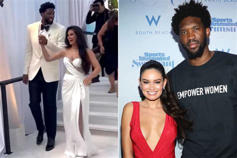 NBA Player Joel Embiid Marries Sports Illustrated Model Anne de Paula in Hamptons Wedding Ceremony