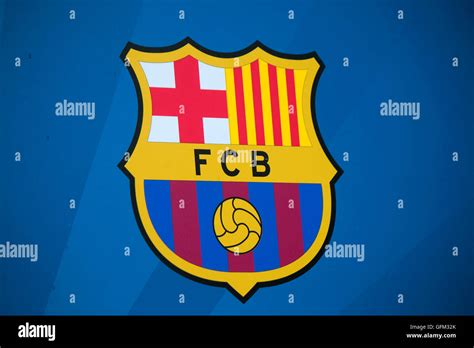 das Logo des "FC Barcelona", Berlin Stock Photo - Alamy