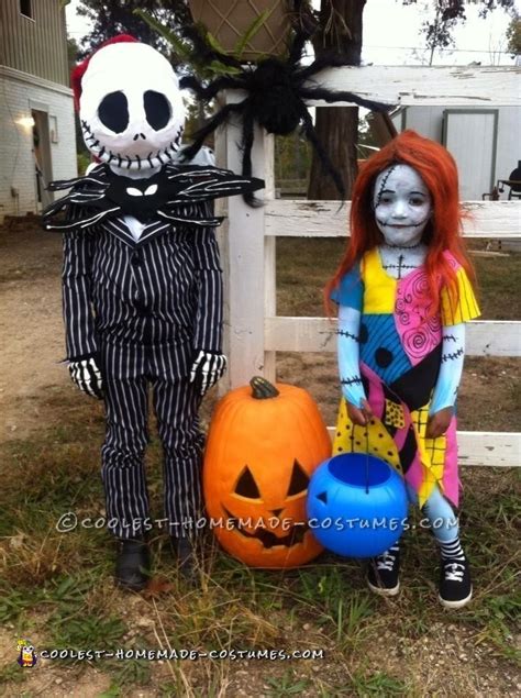 Jack and Sally Kids Costume