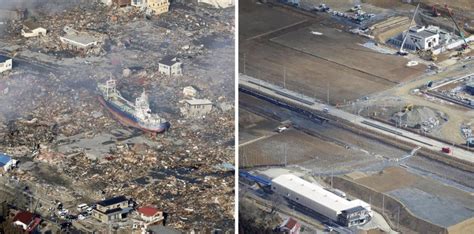 Cinco años del tsunami de Japón y Fukushima, el antes y el después