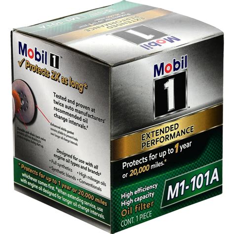 Mobil 1 Extended Performance Oil Filter, M1-101A, 1 Count - Walmart.com ...