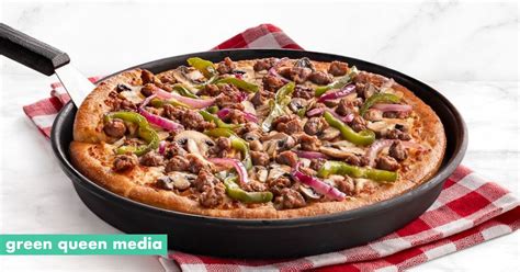 Pizza Hut beyond meat sausage menu - Green Queen