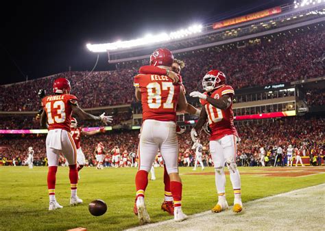 Watch: Travis Kelce Mic'd Up for Game-Winning Score Against Buffalo ...