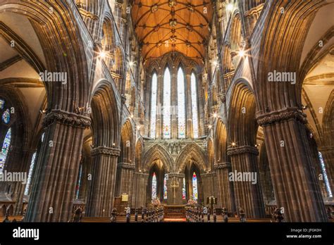 Scotland, Glasgow, Glasgow Cathedral, Interior View Stock Photo - Alamy