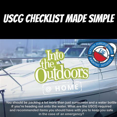 FISHING/BOATING: USCG Checklist Made Simple — Welcome To The BBZ World - theBBZtv - How to Catch ...