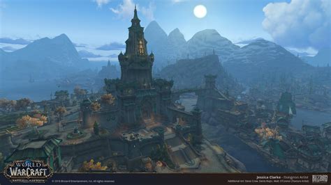 ArtStation - Proudmoore Keep, Jessica Clarke | Wow battle, Environmental art, Concept art